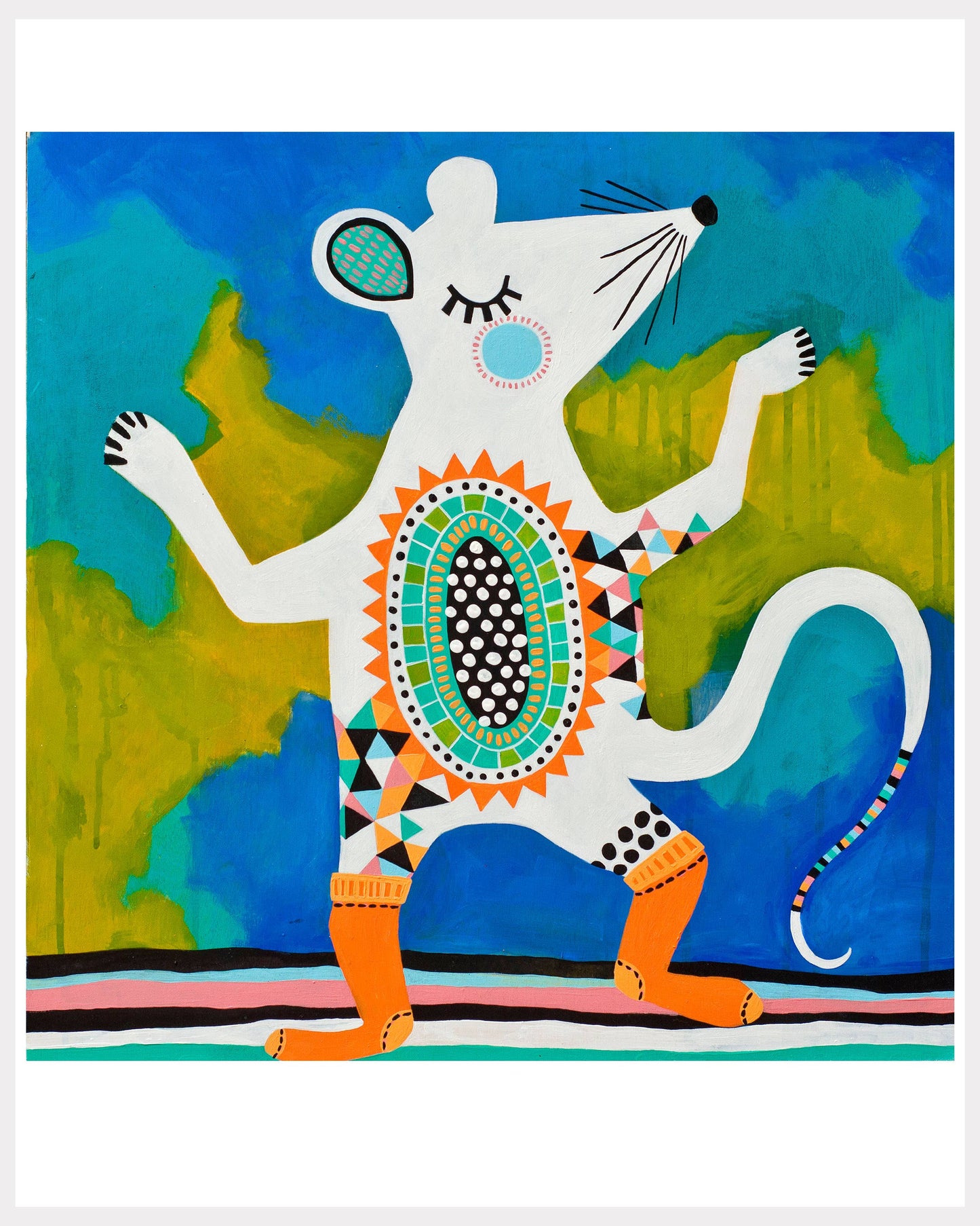 Print - Mouse kid art