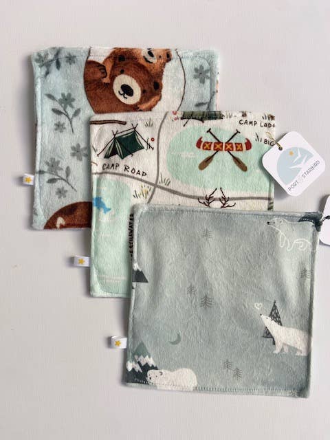 Baby Brown Bear Minky Crinkle Sensory Toy