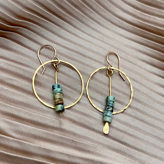 Handmade Dress For Success Earrings