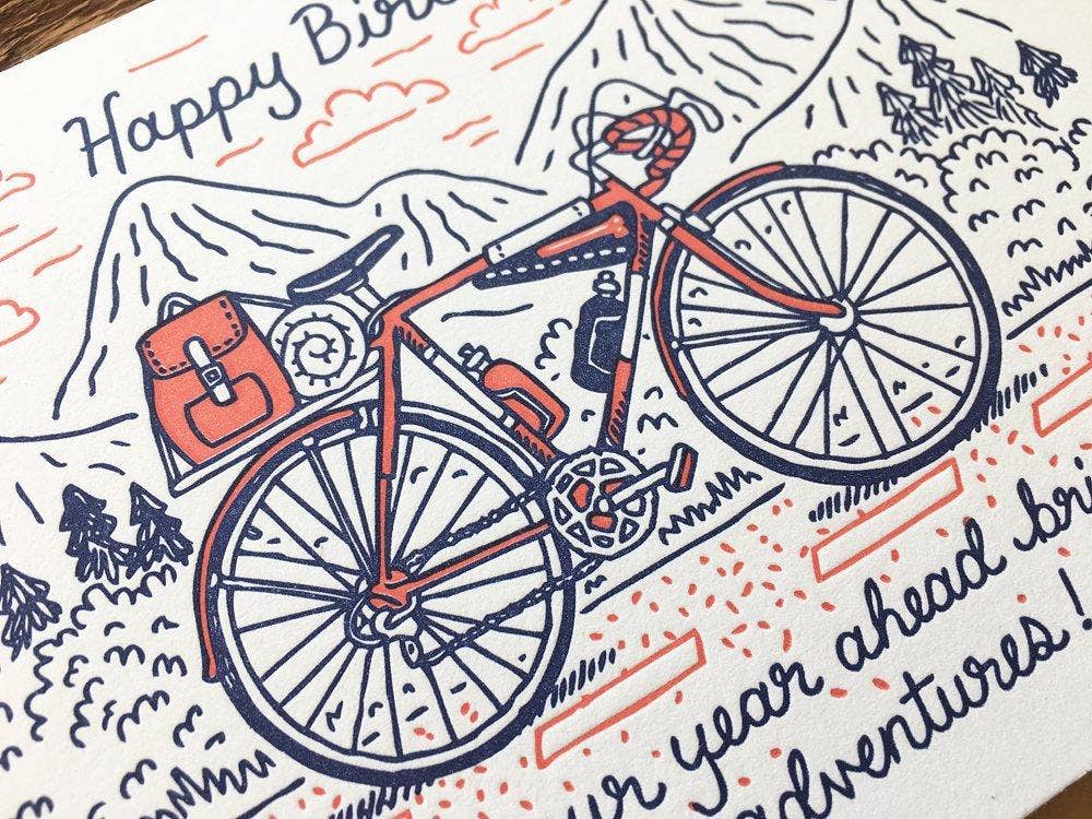 Birthday Bicycle Card