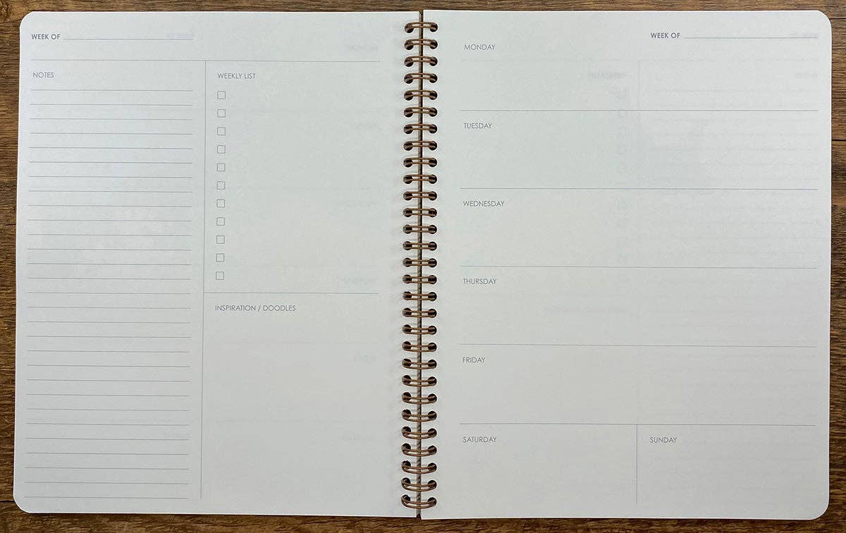 Trees Weekly Fill-In Planner