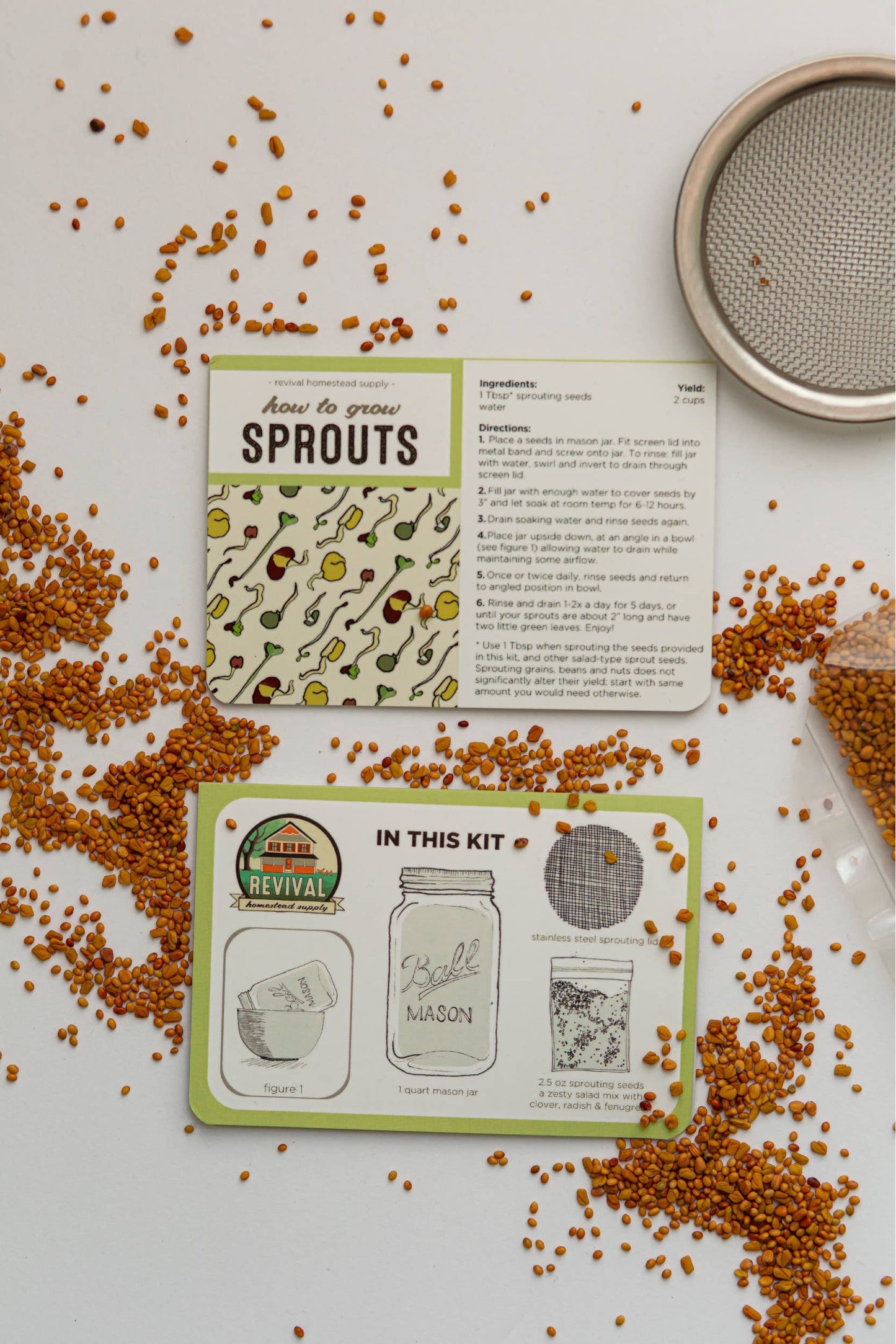 Sprout Kit, Grow Your Own, DIY