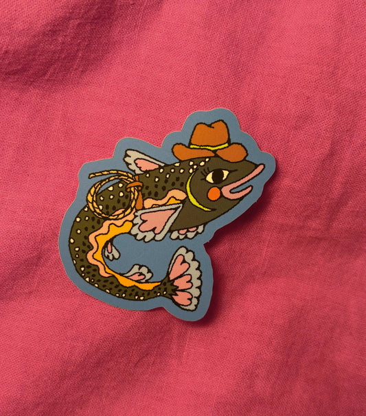 Sticker - Silly Trout