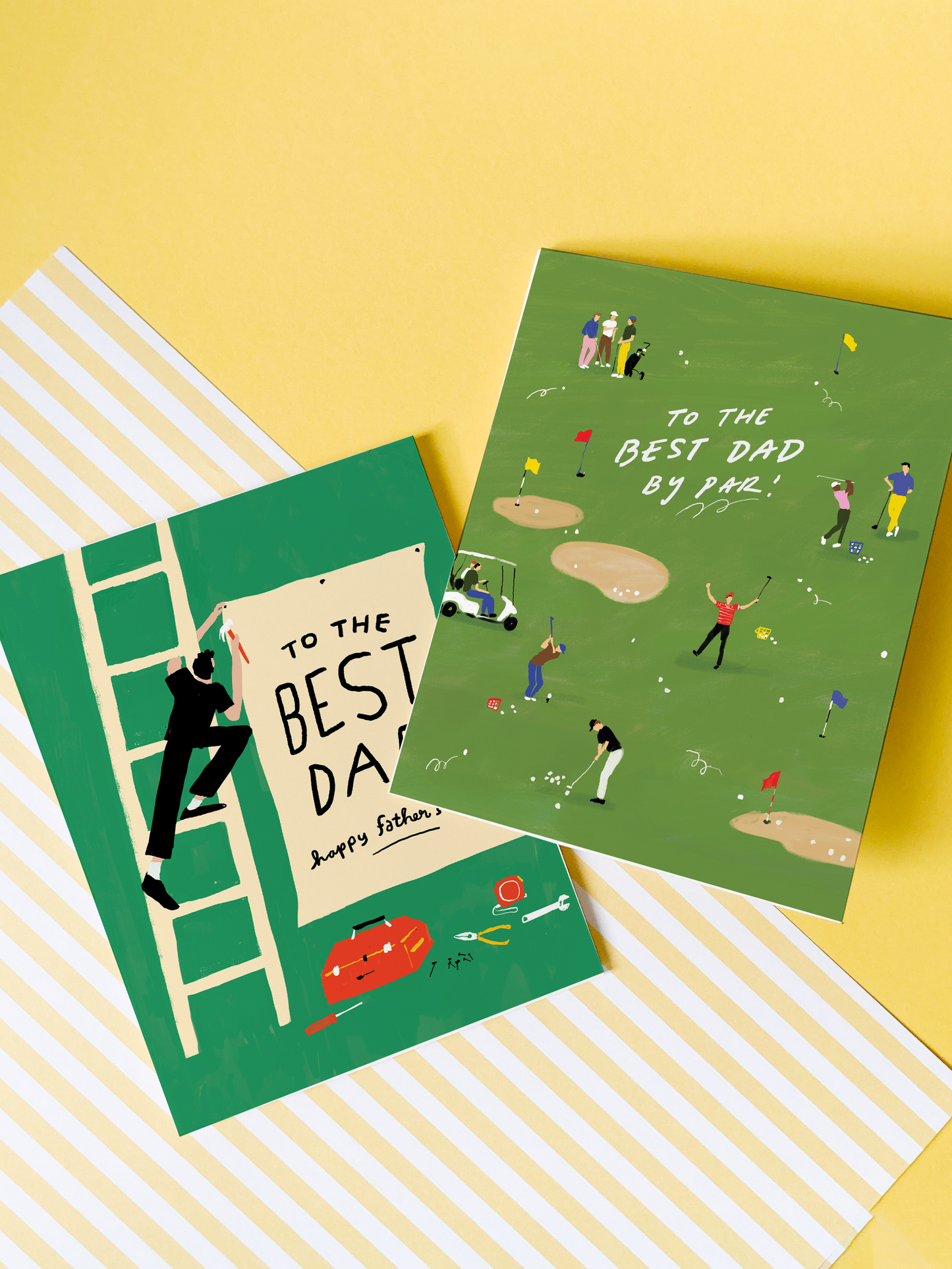 Best Dad Sign - Classic Father's Day Greeting Card