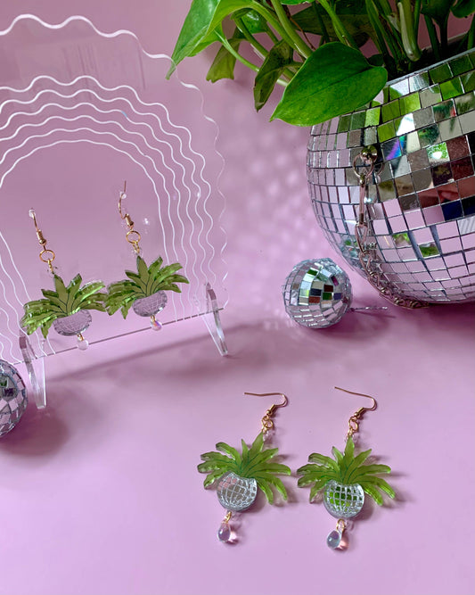 Disco Ball Planters