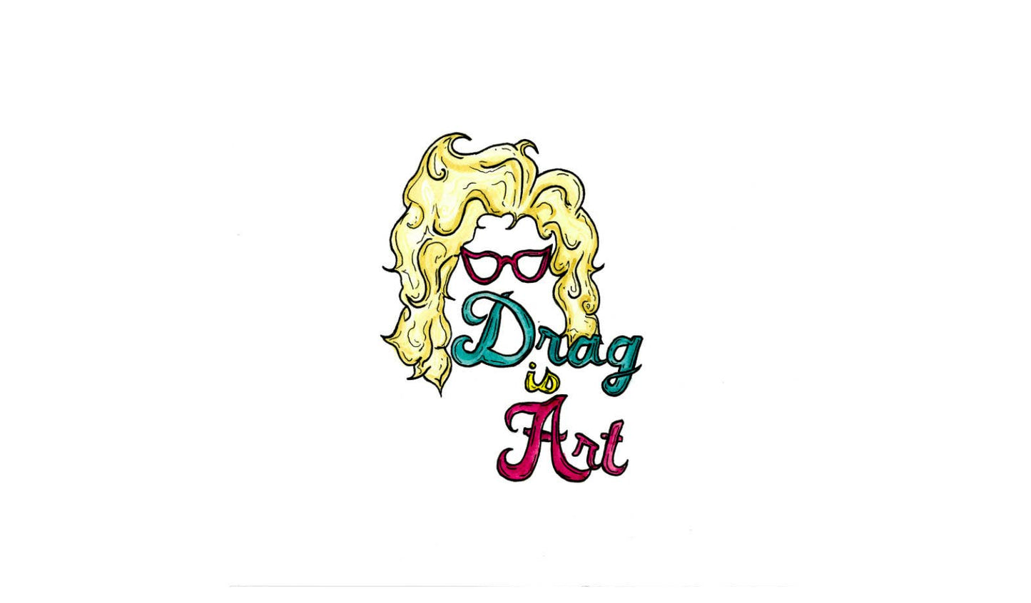 Drag is Art Sticker