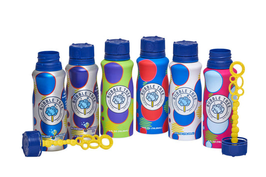 Bubble Tree 4 FL. Oz. Aluminum Bubble Bottle & Wand