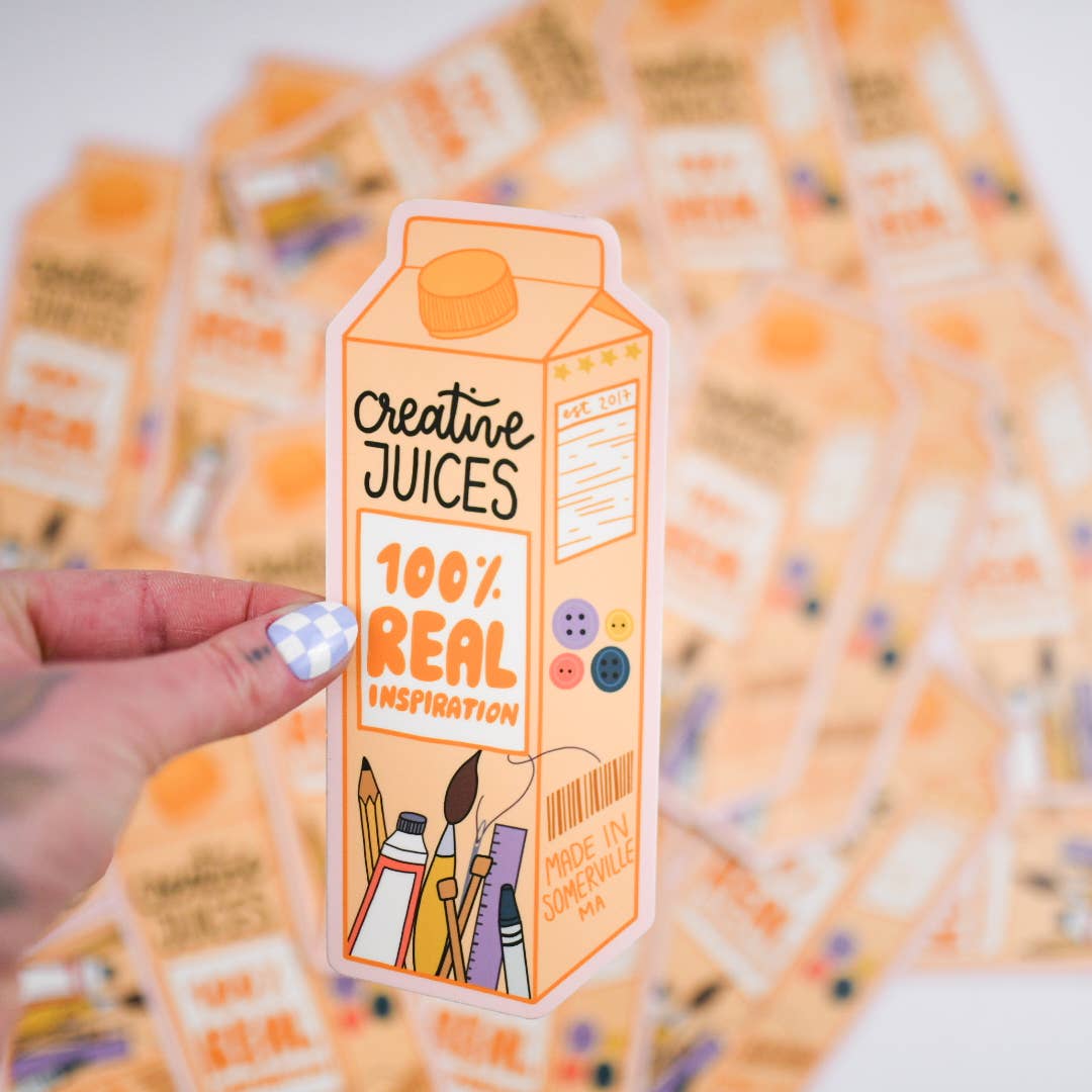 'Creative Juices' Vinyl Sticker