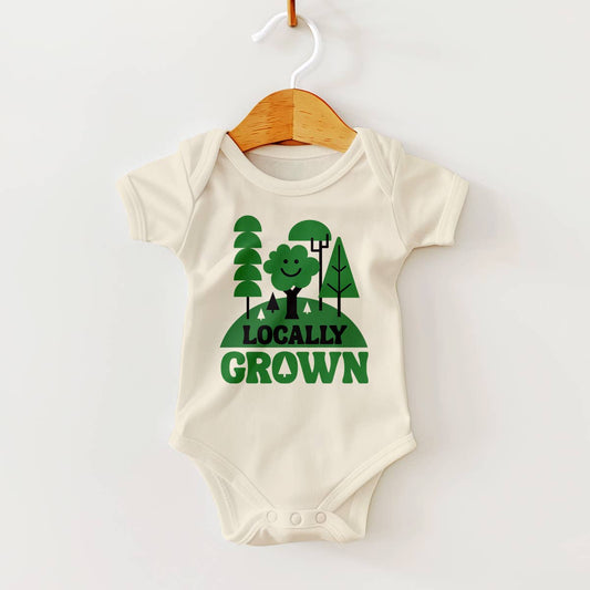Locally Grown Trees Baby Bodysuit
