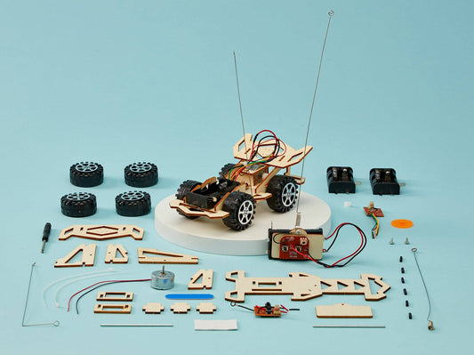 Radio-Controlled Car DIY Kit, Educational STEM Toy Craft Kit
