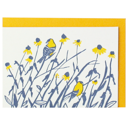 Mini Goldfinches Enclosure Card (e.b. goodale)