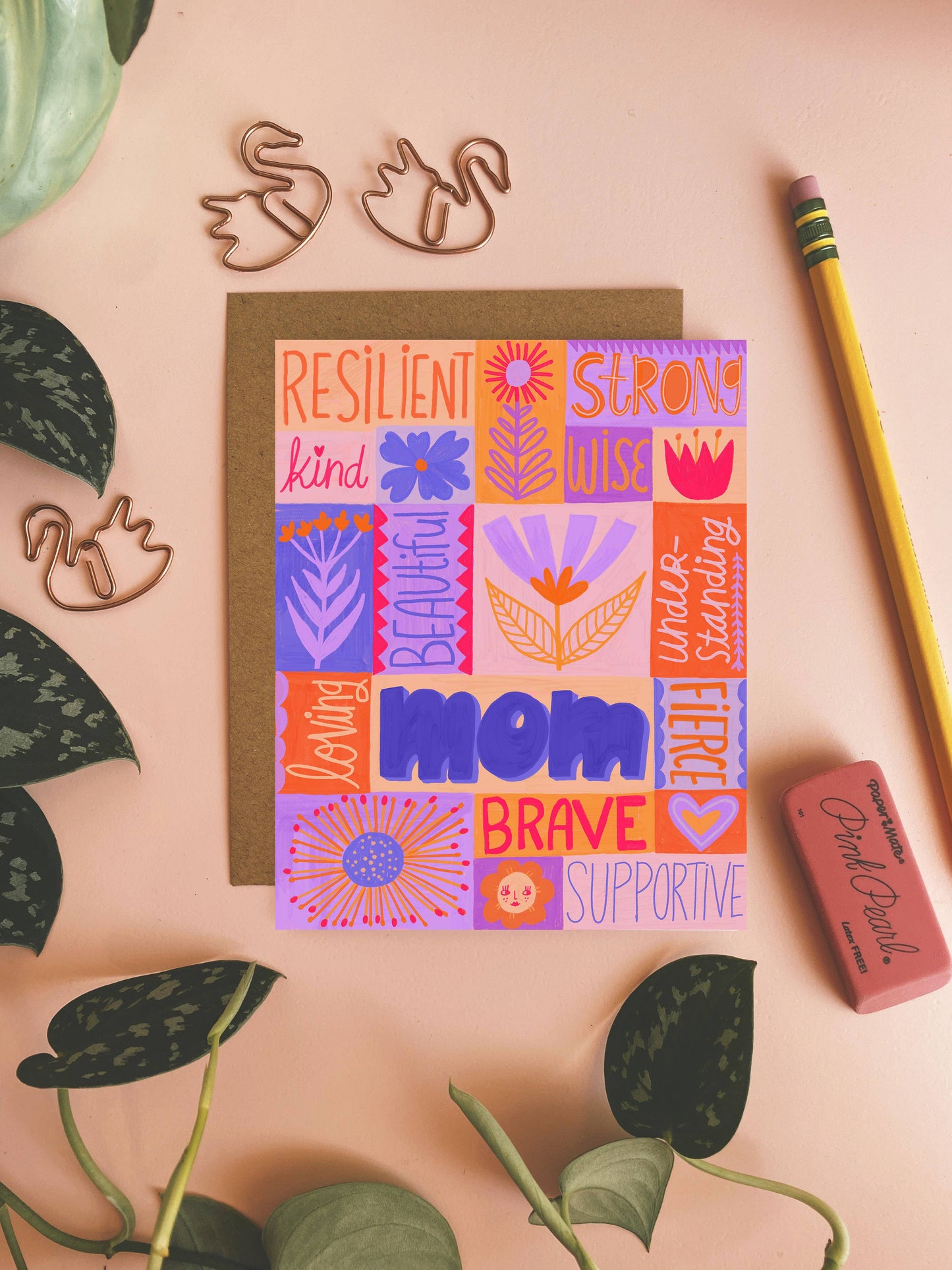 Mother's Day Card, Handmade Greeting Card