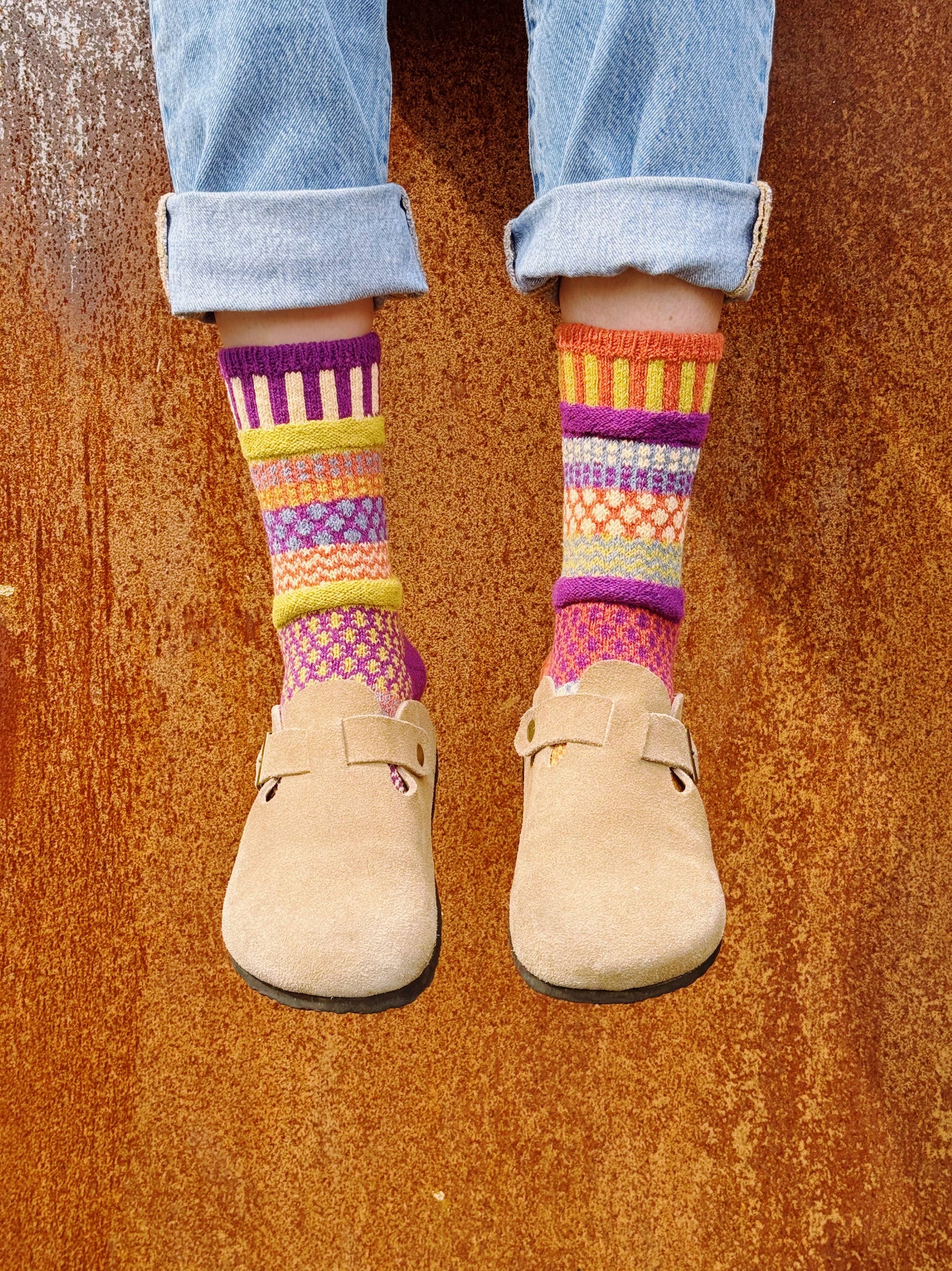 Hazel Crew Socks