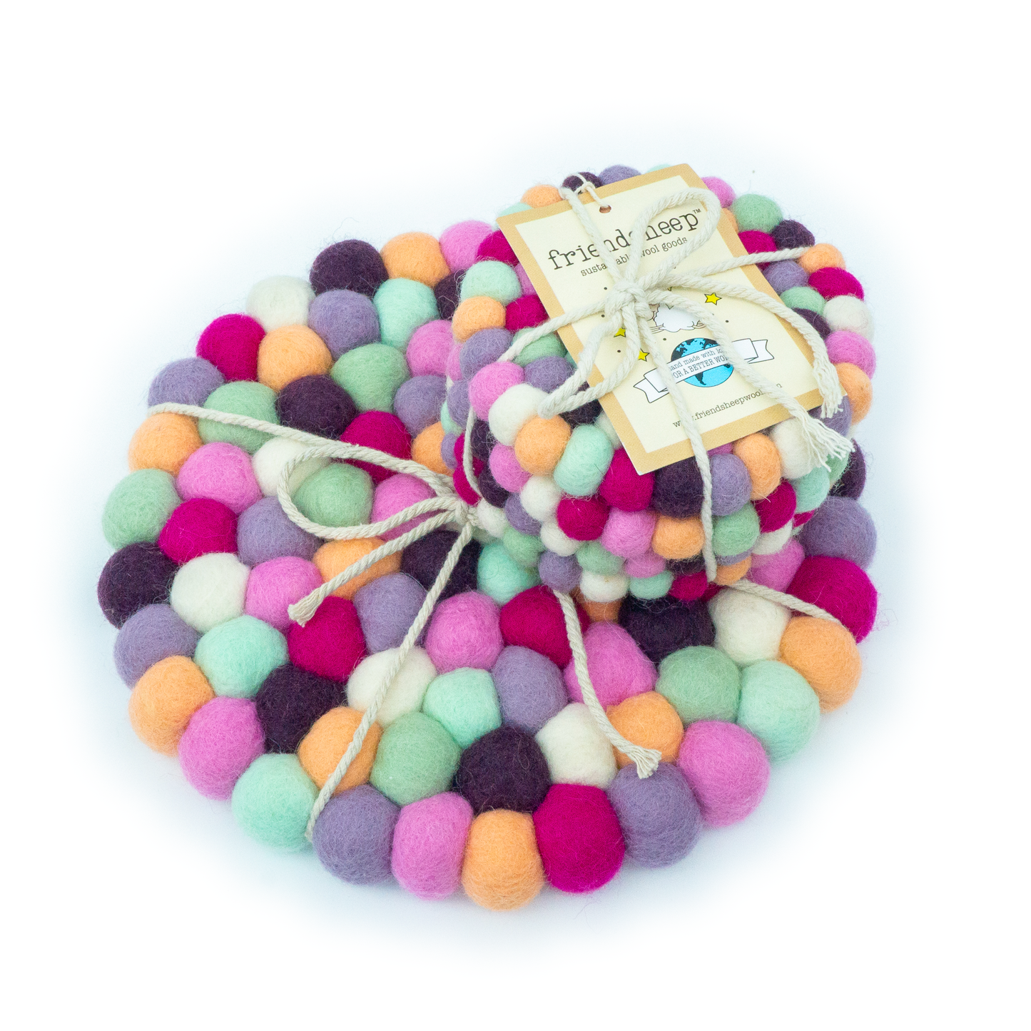 Macarons Eco Coasters and Trivets