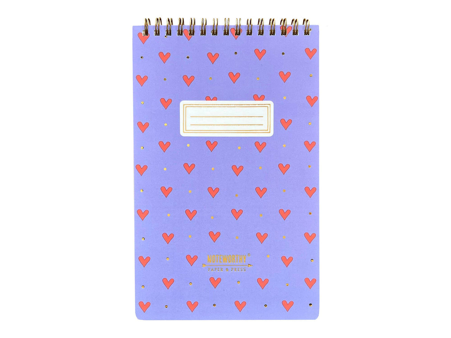 Hearts Pattern Small Notebook