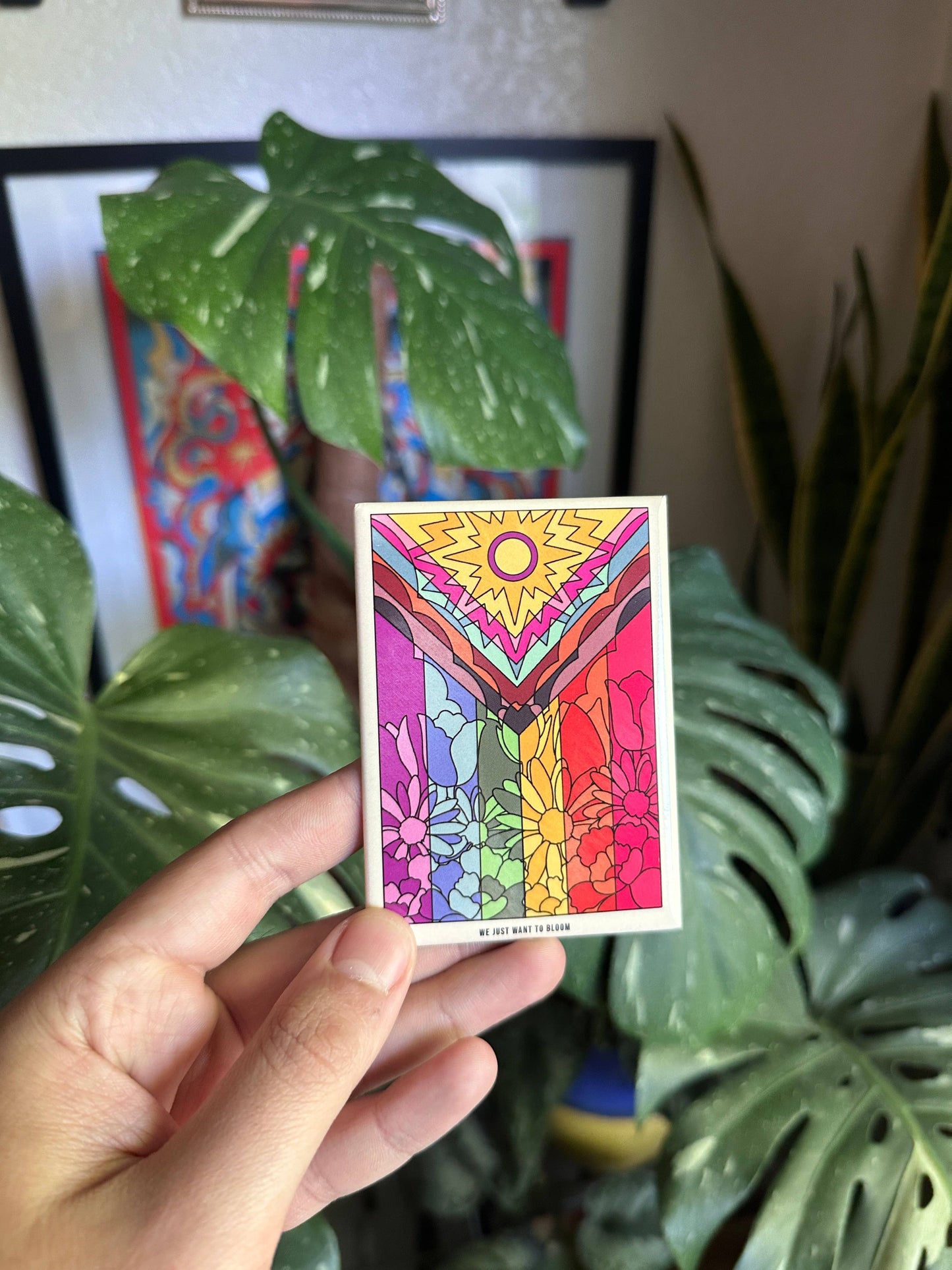Flower Pride Flag Magnet