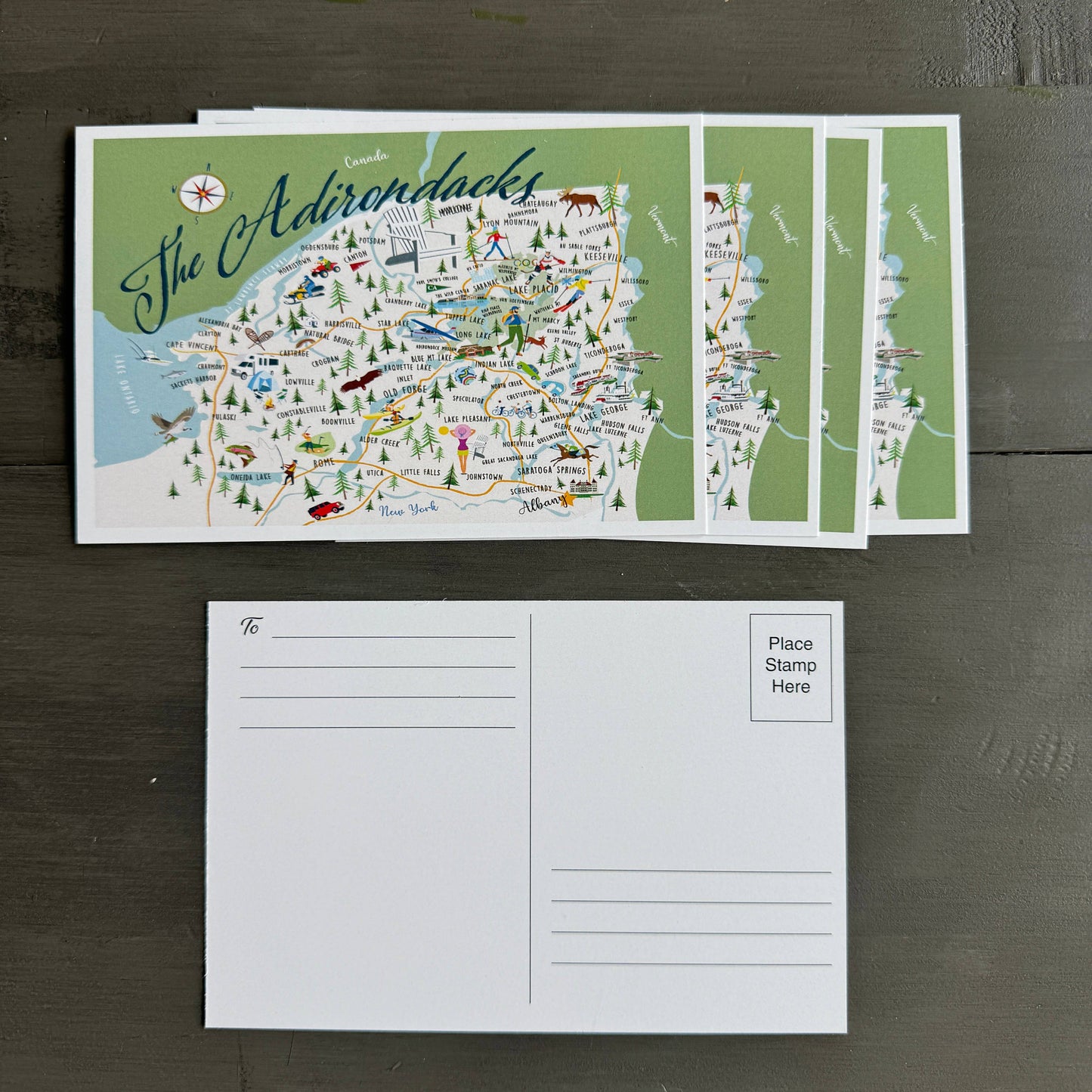 Adirondack 4" x 6" Postcard