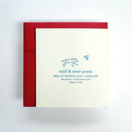 Vintage Car B-Day Mini Card