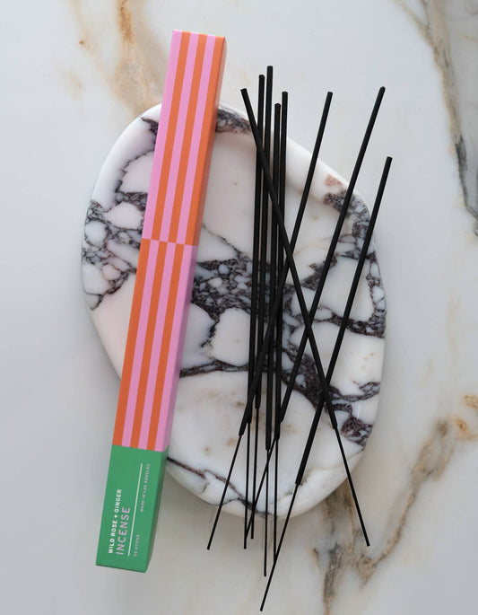 Essentials: Wild Rose + Ginger Incense