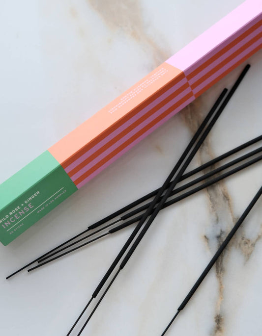 Essentials: Wild Rose + Ginger Incense
