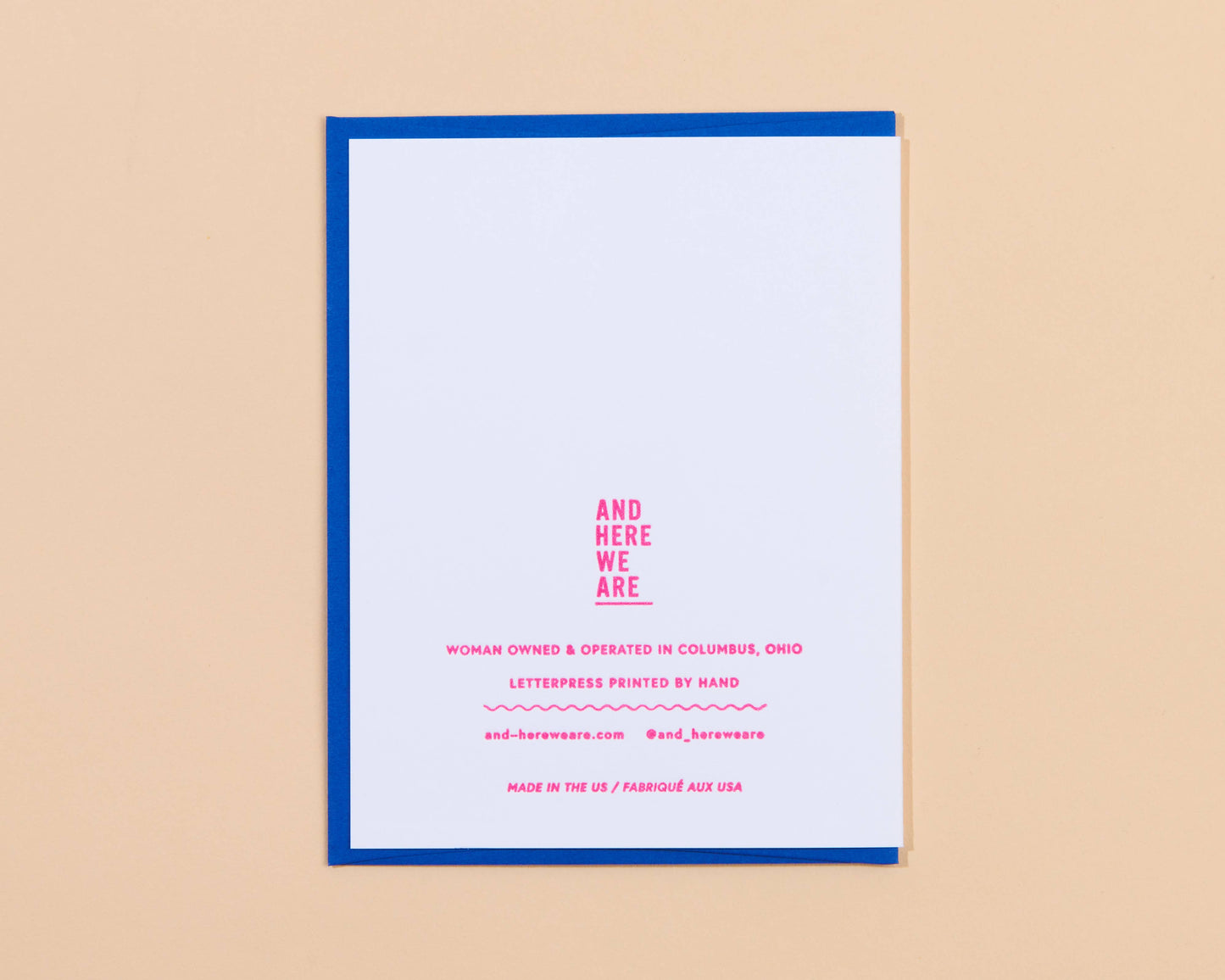 Tomorrow Anniversary Letterpress Greeting Card