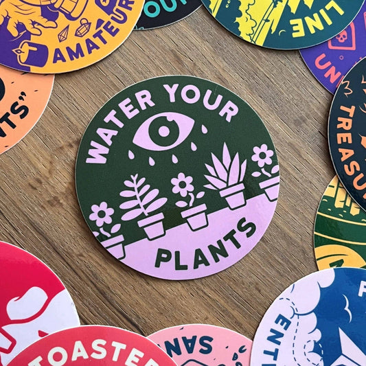 Water Your Plants Sticker