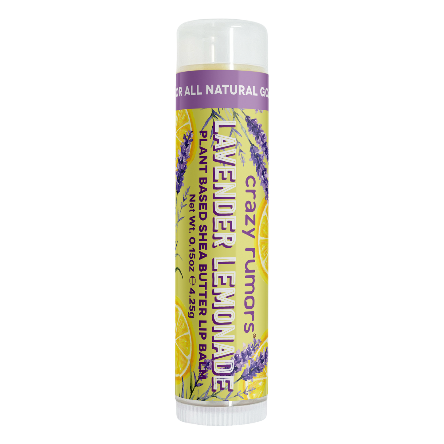 All Natural, Vegan Lavender Lemonade Lip Balm