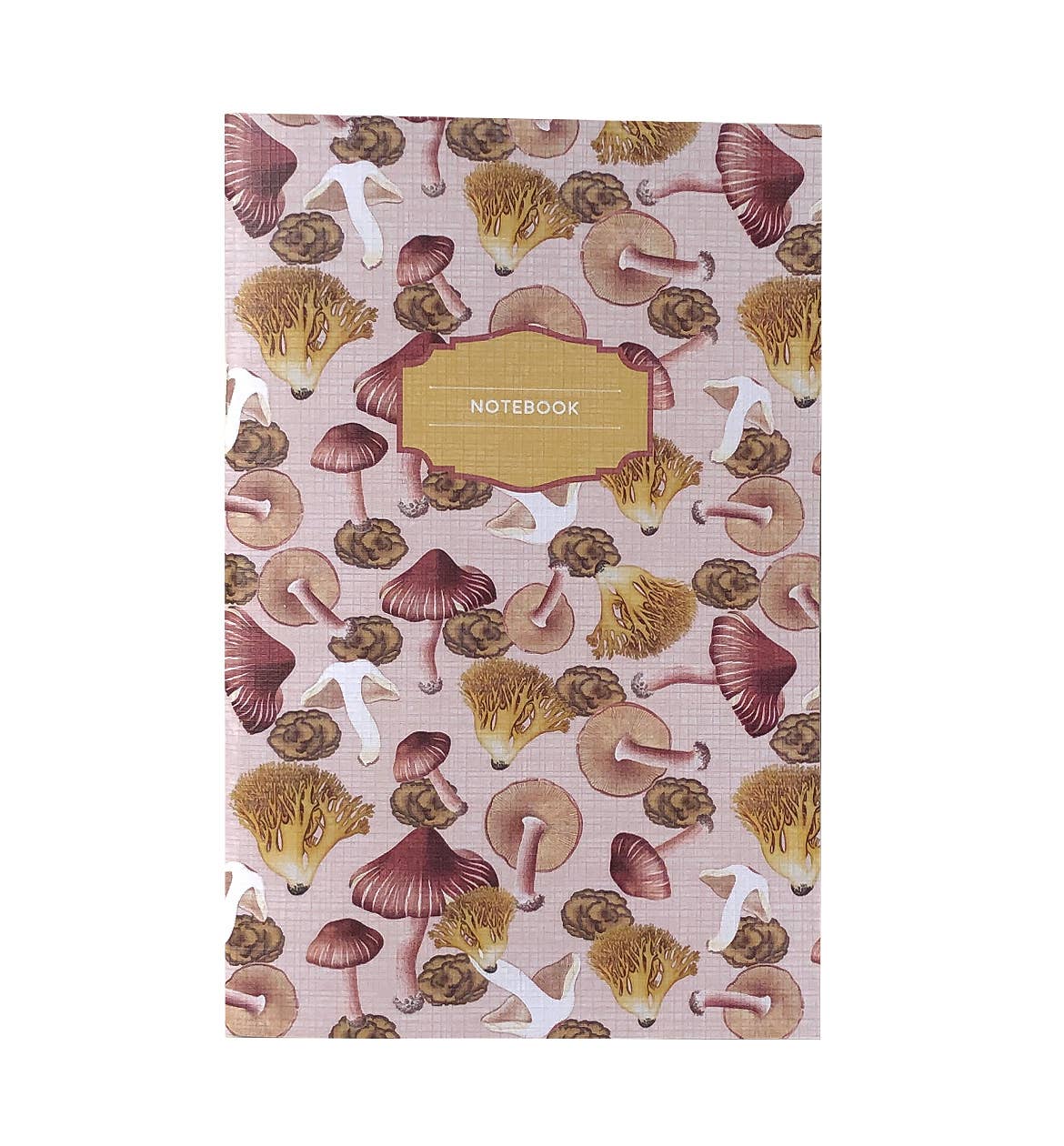 Amanita Muscaria and Pink Mushrooms Notebook Set
