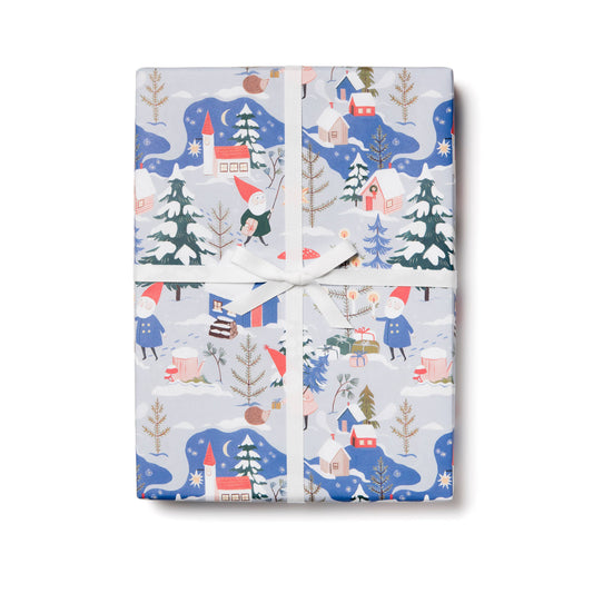 Holiday Gnomes holiday wrapping paper