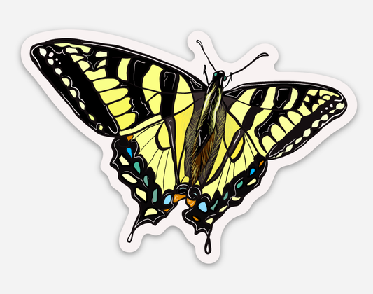Swallowtail Butterfly Sticker