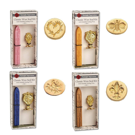 Florentine Brass Stamp Wax Seal Kits-popular symbols