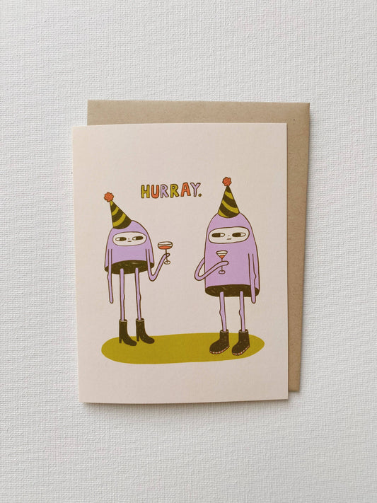 Card - hurray