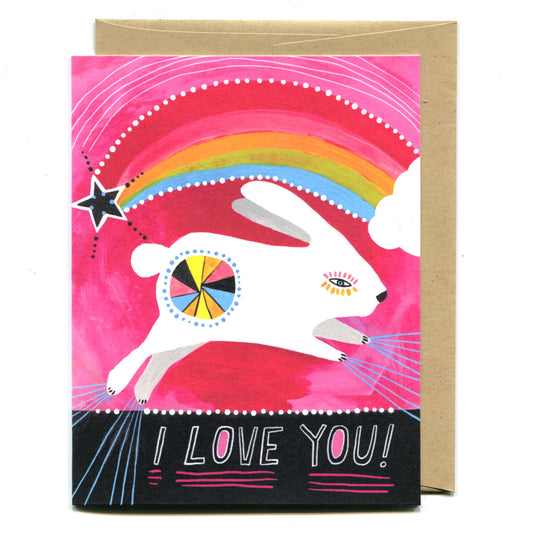I Love You Bunny Card