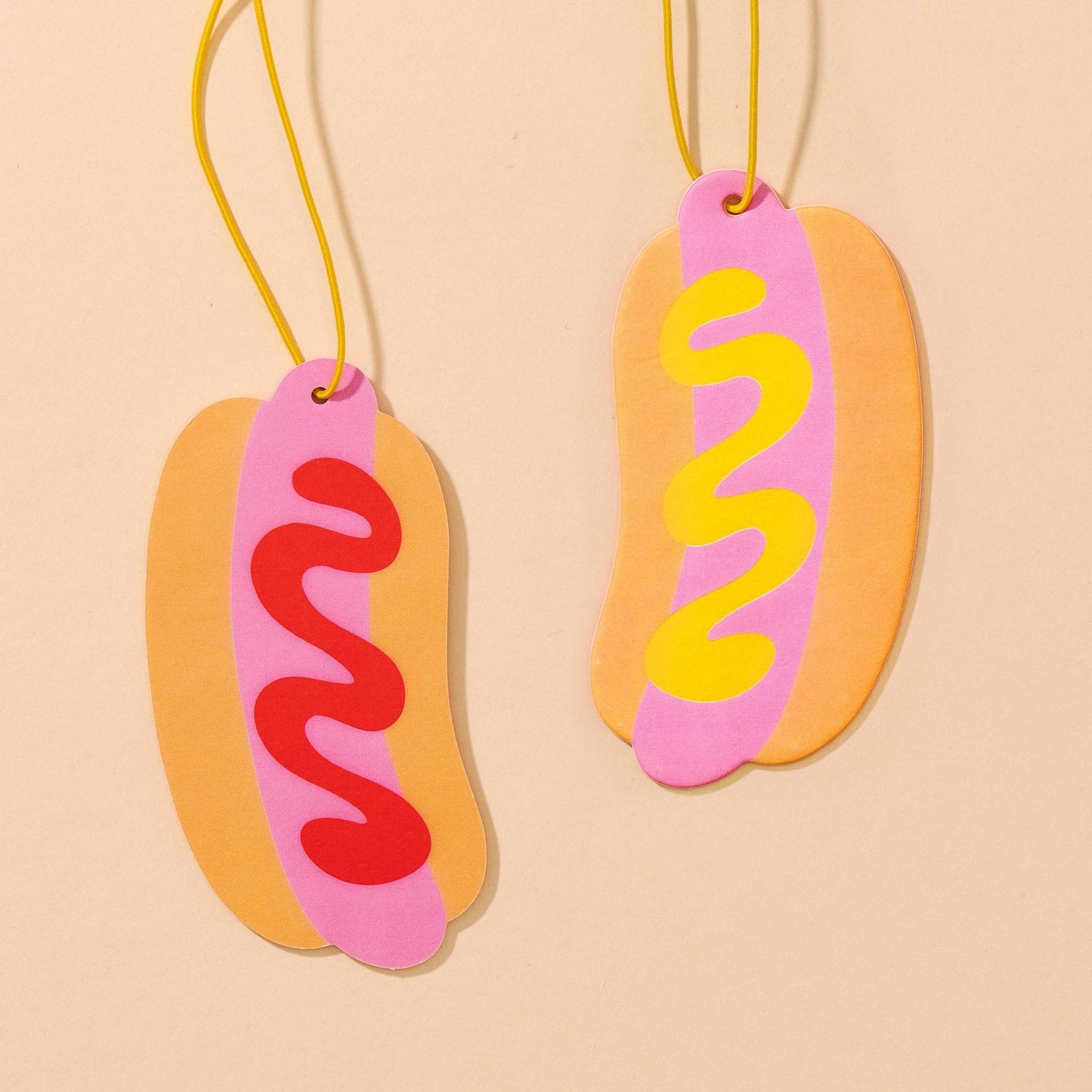 Hot Dog Food Air Freshener - Pink Lemonade Scent Stocking Stuffer