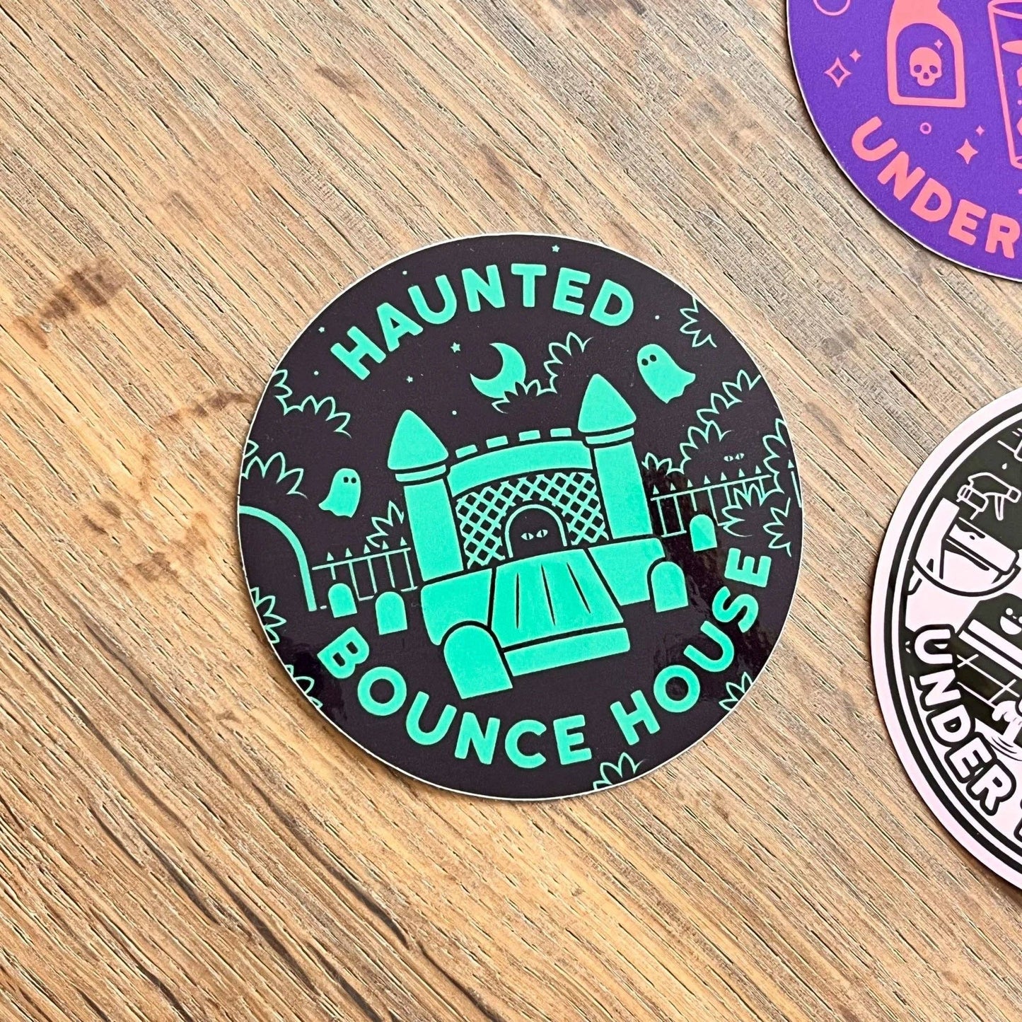 Haunted Bounce House Sticker