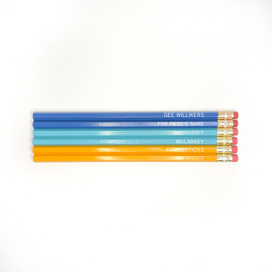 Grandpa's Cuss Words set Of 6 Pencils