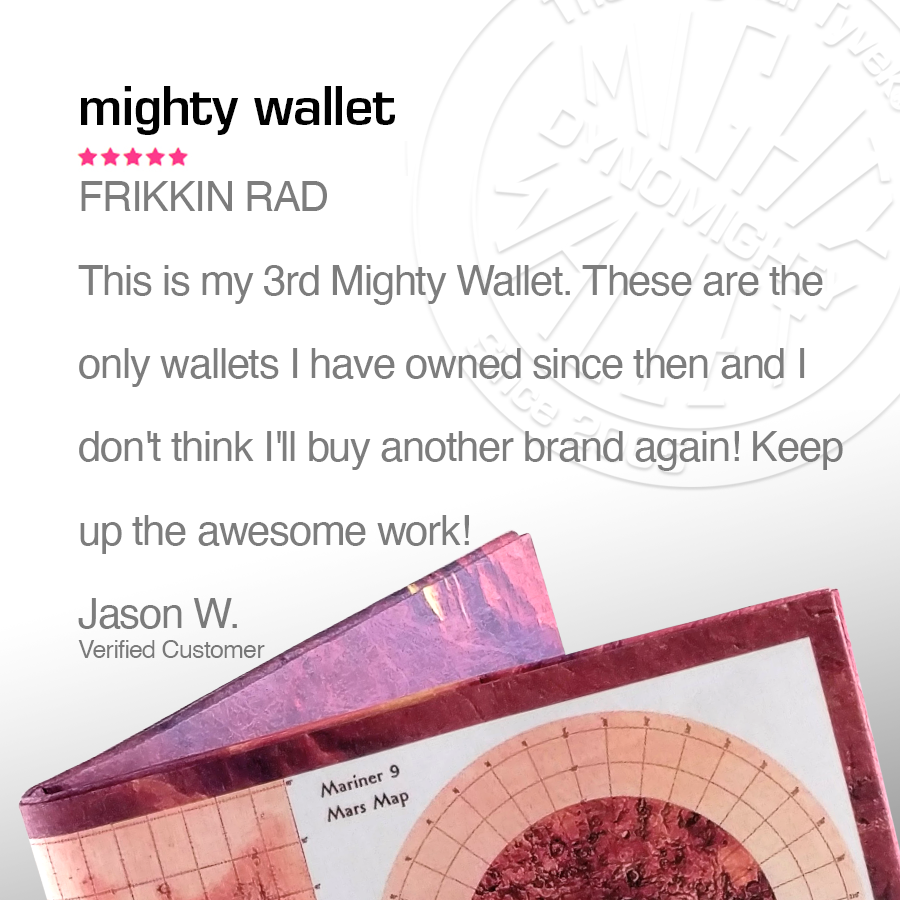 Mars Map Mighty Wallet