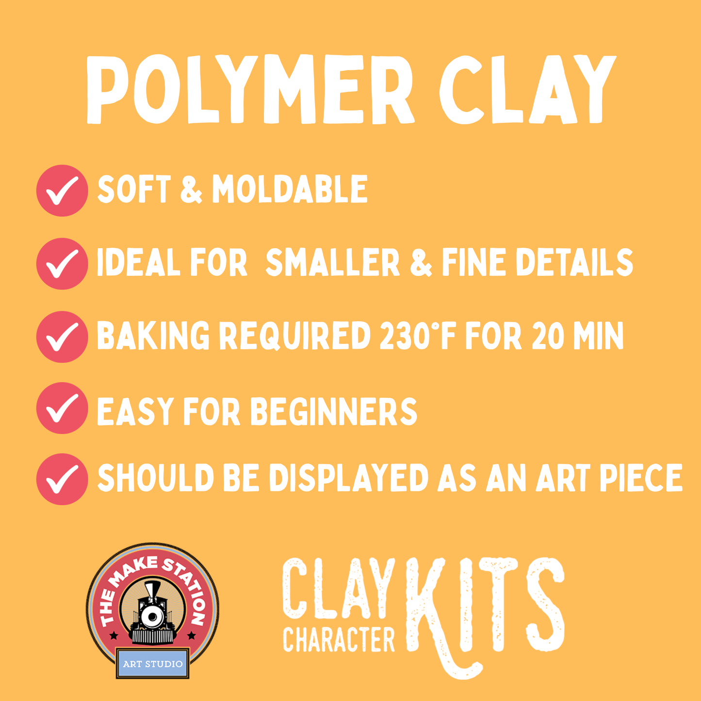 Red Panda DIY Polymer Clay Kit | Arts & Craft Kit