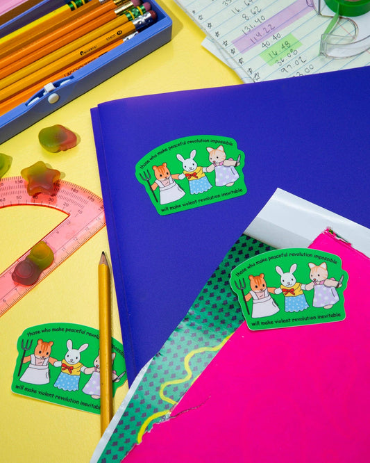 Violent Revolution Critter Sticker