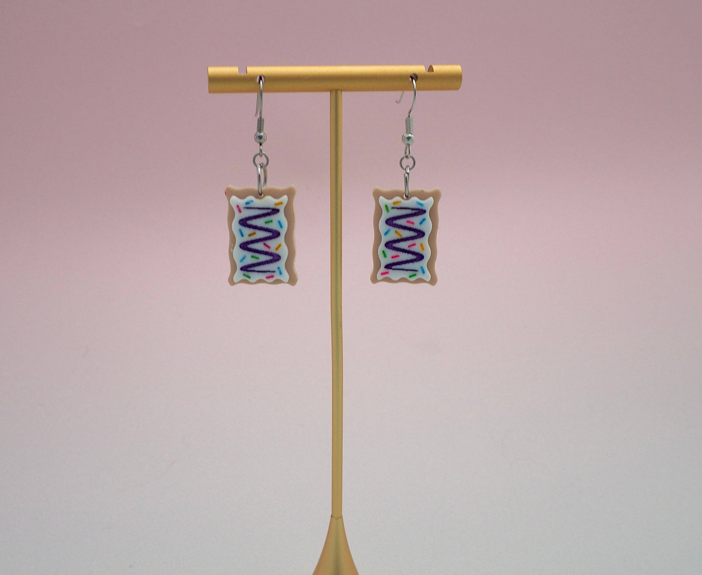 Toaster Pastry acrylic earrings