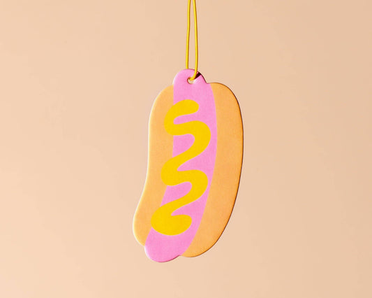 Hot Dog Food Air Freshener - Pink Lemonade Scent Stocking Stuffer