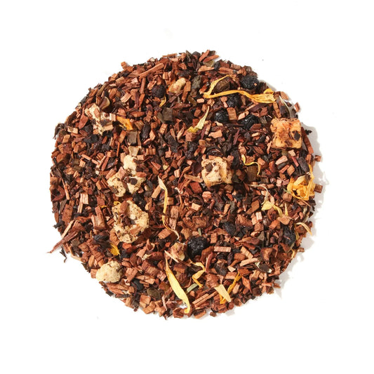 Self Care Apricot Elderberry Herbal Loose Leaf Tea Honeybush
