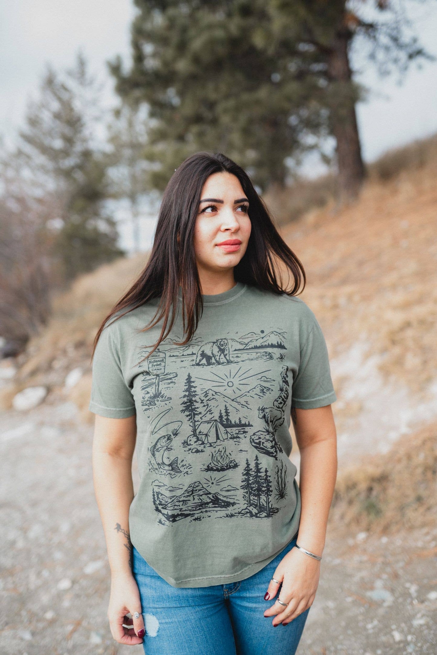 National Forest Unisex Tee - Moss