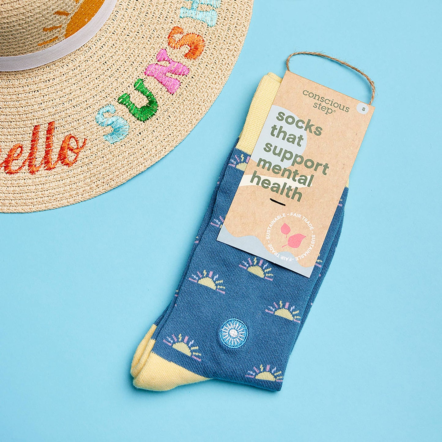 Socks that Support Mental Health (Rising Suns)