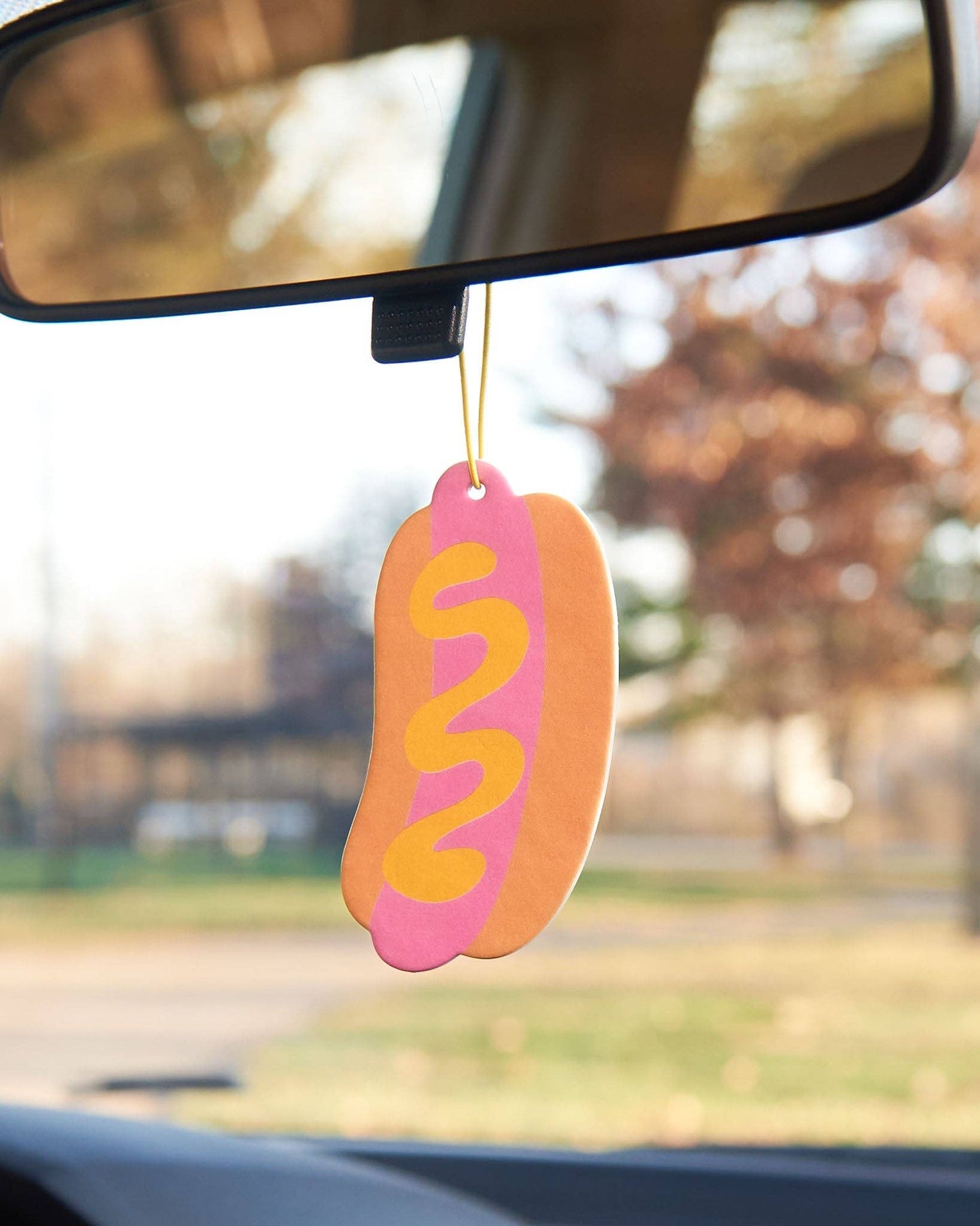 Hot Dog Food Air Freshener - Pink Lemonade Scent Stocking Stuffer