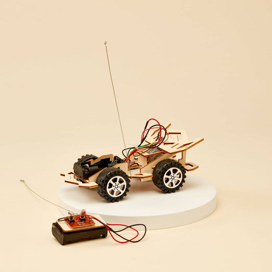 Radio-Controlled Car DIY Kit, Educational STEM Toy Craft Kit