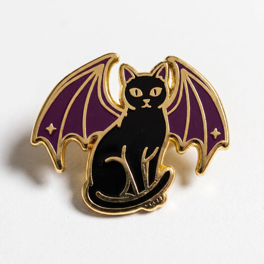 Night Cat Pin