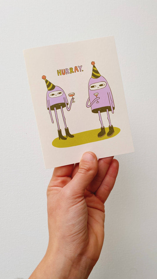 Card - hurray