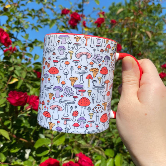 Mushroom Doodles Mug