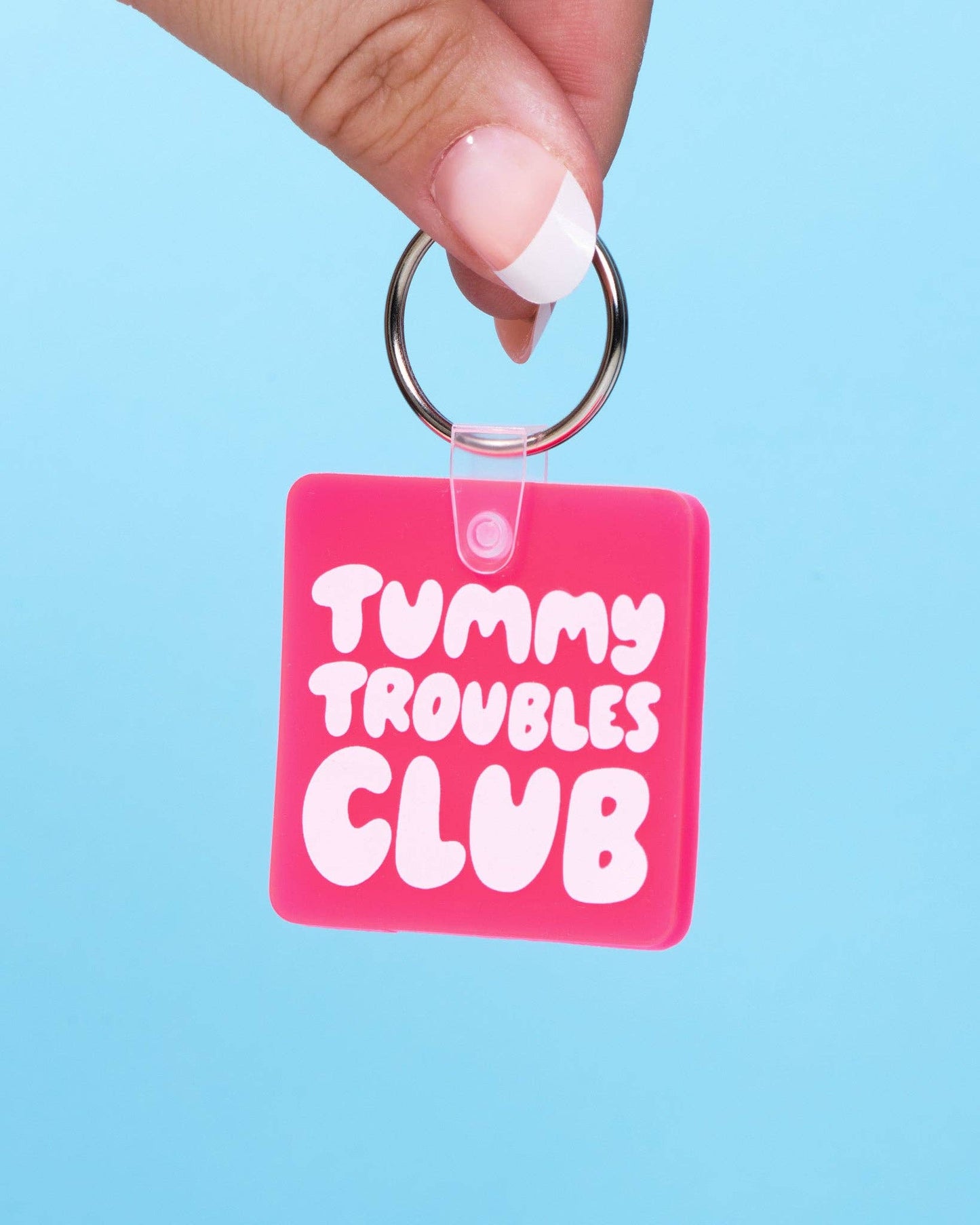 PVC Keychain by Your Gal Kiwi—Tummy Troubles Club (Funny)